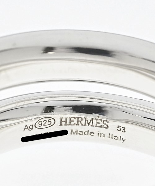 HERMES（エルメス）リング シルバー サイズ:53 レディース/2200654291122