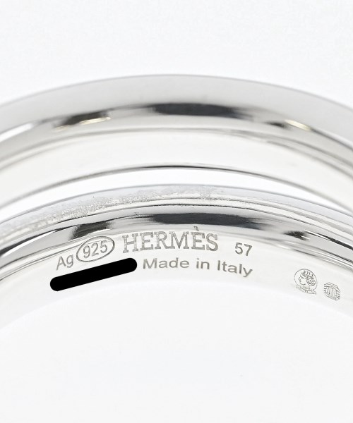 HERMES（エルメス）リング シルバー サイズ:57 レディース/2200670448777