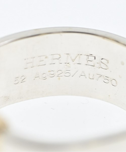 HERMES（エルメス）リング シルバー サイズ:52 レディース/2200688823641