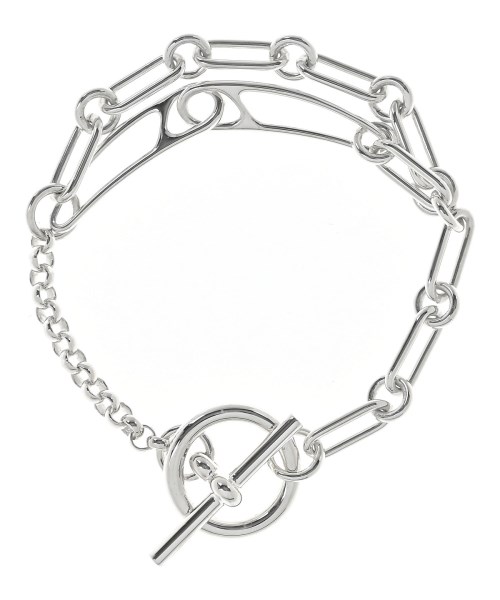 HERMES（エルメス）ブレスレット・バングル シルバー サイズ:ST レディース/2200692176559