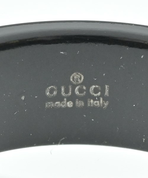 GUCCI（グッチ）リング 黒 サイズ:17 レディース/2200595125555