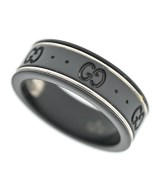 GUCCI（グッチ）リング 黒 サイズ:17 レディース/2200595125555