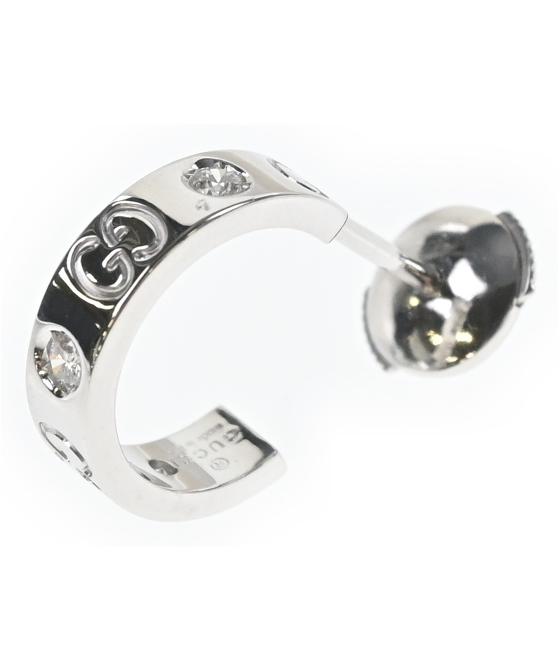 GUCCI（グッチ）ピアス・イヤリング シルバー サイズ:- レディース