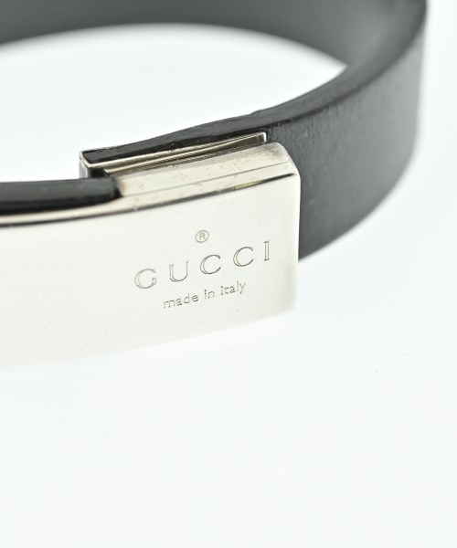 GUCCI（グッチ）ブレスレット・バングル 黒 サイズ:- レディース/2200599156685