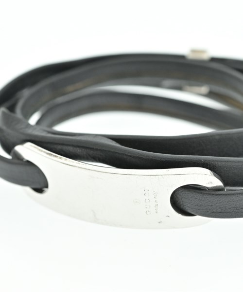 GUCCI（グッチ）ブレスレット・バングル 黒 サイズ:- レディース/2200601588145