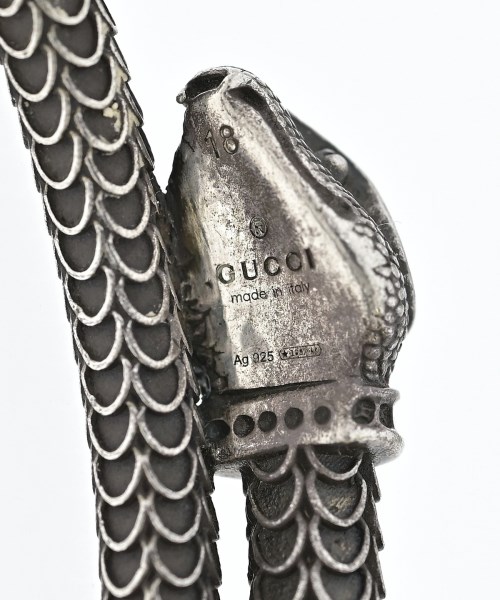 GUCCI（グッチ）ブレスレット・バングル シルバー サイズ:18 レディース/2200697213112