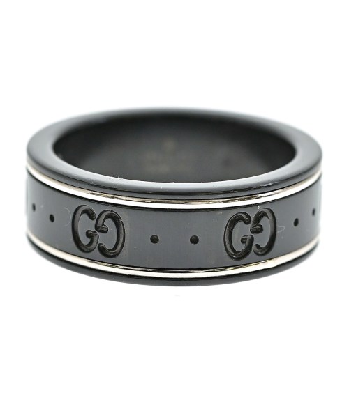 GUCCI(グッチ)リング 黒 サイズ:13/2200654620021