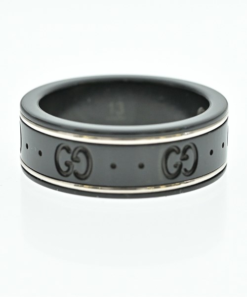GUCCI（グッチ）リング 黒 サイズ:13 レディース/2200654620021
