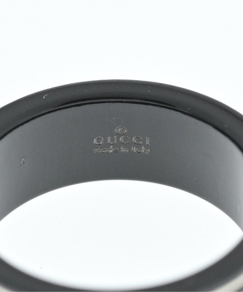 GUCCI（グッチ）リング 黒 サイズ:13 レディース/2200661575185