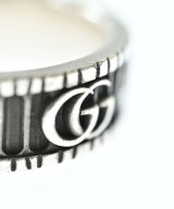 GUCCI（グッチ）リング 黒 サイズ:24 レディース/2200716254652