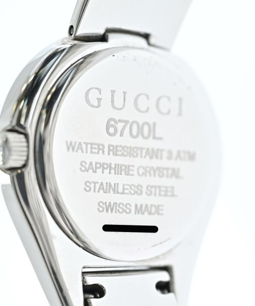 GUCCI（グッチ）腕時計 黒 サイズ:- レディース/2200708380475