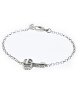 GUCCI（グッチ）ブレスレット・バングル シルバー サイズ:18 レディース/2200669690255