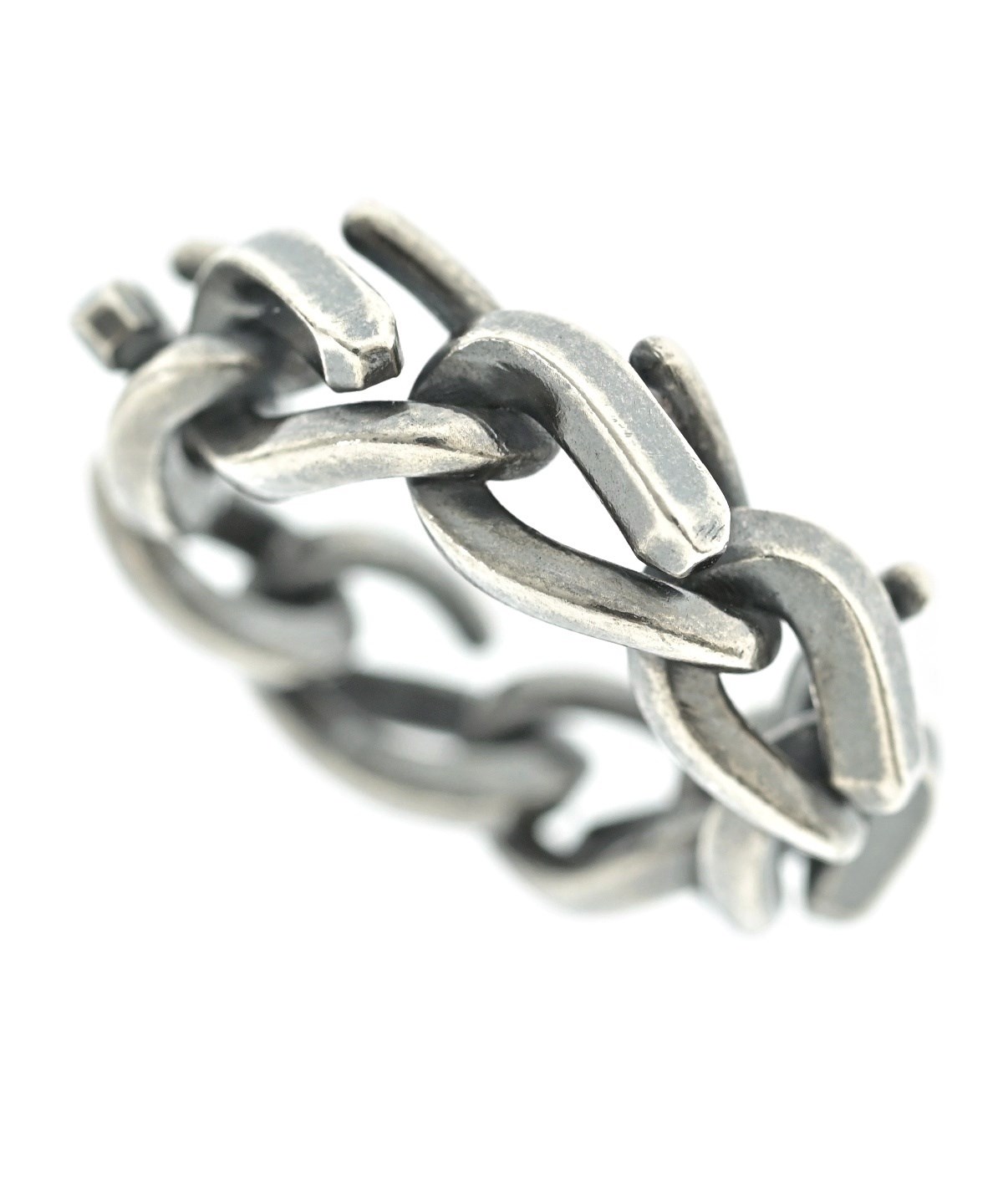 ティファニーリング リンク リング いぶし仕上げ スターリングシルバー ティファニー フォージ リンク リング いぶし仕上げ スターリング