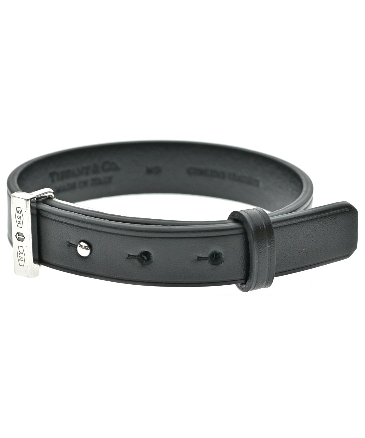 TIFFANY & CO.（ティファニー）ブレスレット・バングル 黒 サイズ