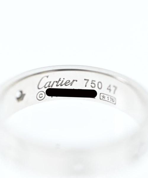 Cartier（カルティエ）リング シルバー サイズ:47 レディース/2200700099856