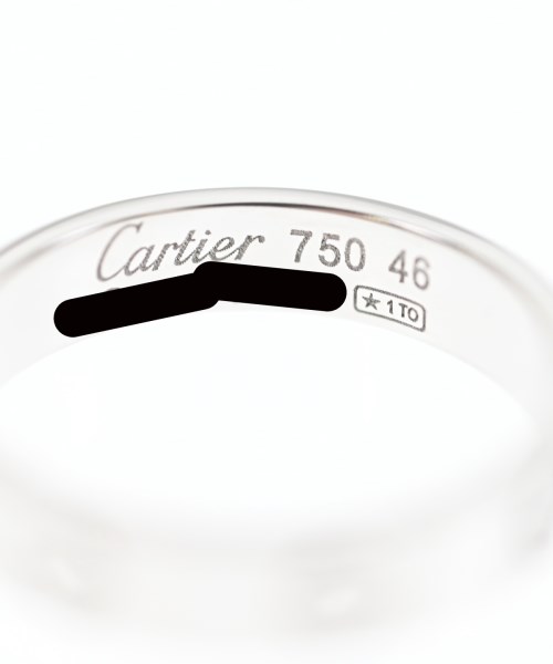 Cartier（カルティエ）リング シルバー サイズ:46 レディース/2200670447381