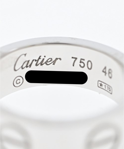Cartier（カルティエ）リング シルバー サイズ:46 レディース/2200689074141