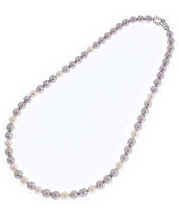 【超美品】TASAKIパールネックレス 6.6-7.0mm約131cm シルバー TASAKI（タサキ）ネックレス シルバー サイズ:- レディース