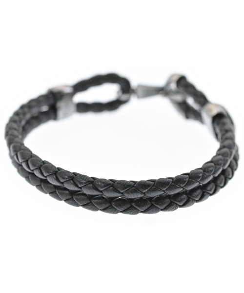 BOTTEGA VENETA（ボッテガヴェネタ）ブレスレット・バングル 黒 サイズ:M レディース/2200679855040