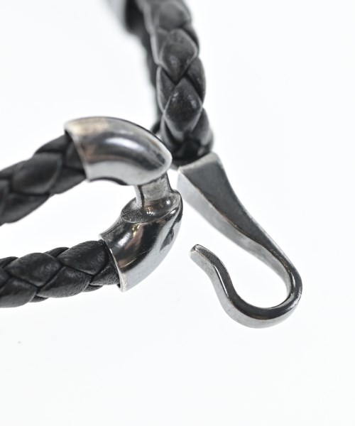 BOTTEGA VENETA（ボッテガヴェネタ）ブレスレット・バングル 黒 サイズ:M レディース/2200679855040