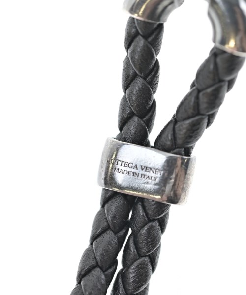 BOTTEGA VENETA（ボッテガヴェネタ）ブレスレット・バングル 黒 サイズ:M レディース/2200679855040