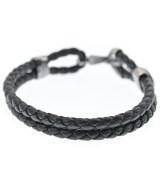 BOTTEGA VENETA（ボッテガヴェネタ）ブレスレット・バングル 黒 サイズ:M レディース/2200679855040