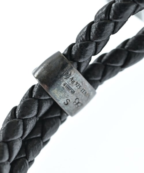 BOTTEGA VENETA（ボッテガヴェネタ）ブレスレット・バングル 黒 サイズ:S レディース/2200670449132