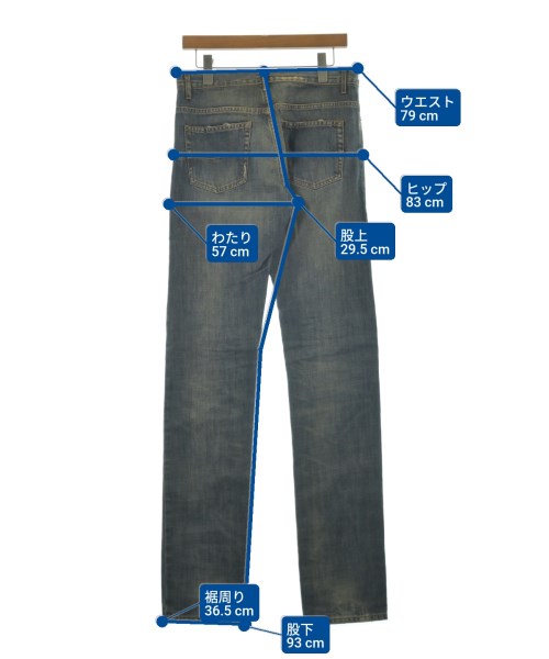 Dior Homme（ディオールオム）デニムパンツ 青 サイズ:30(M位) メンズ/2200650108028