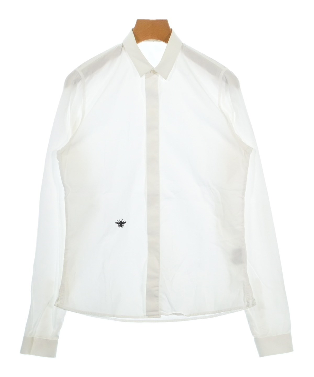 Dior Homme（ディオールオム）ドレスシャツ 白 サイズ:36(XS位) メンズ