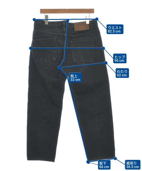 NAKED & FAMOUS DENIM（ネイキッドアンドフェイマスデニム）デニムパンツ 黒 サイズ:33(L位) メンズ/2200615584089