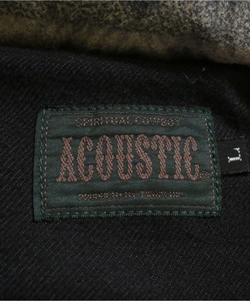 acoustic（アコースティック）ダウンジャケット/ダウンベスト グレー サイズ:L メンズ/2200702020049