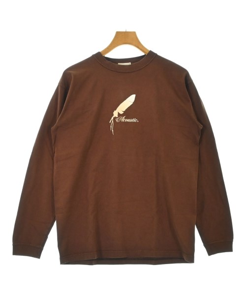 acoustic(アコースティック)Tシャツ・カットソー 茶 サイズ:L/2200702020087