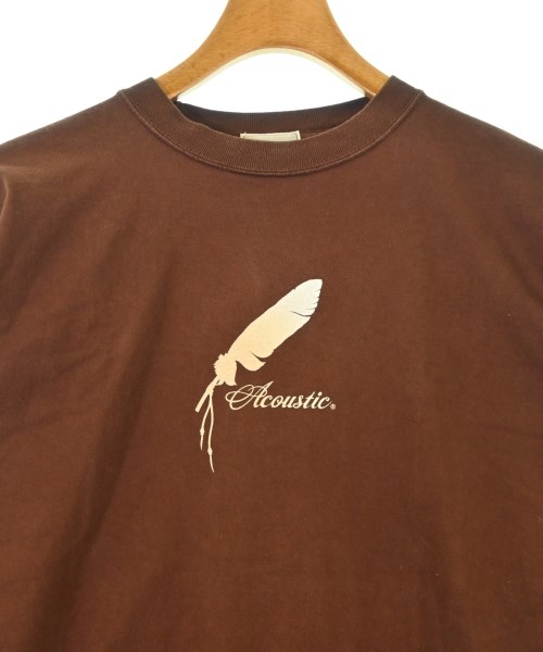 acoustic（アコースティック）Tシャツ・カットソー 茶 サイズ:L メンズ/2200702020087