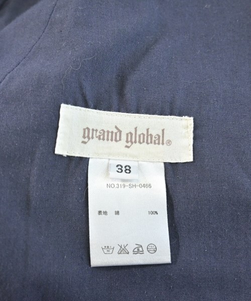 GRAND GLOBAL（グランド　グローバル）ショートパンツ 紺 サイズ:38(S位) メンズ/2200690747058