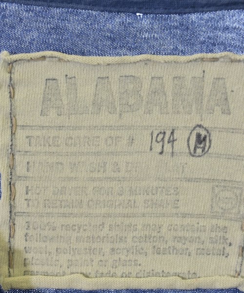 ALABAMA（アラバマ）Tシャツ・カットソー 青 サイズ:M メンズ/2200704666023