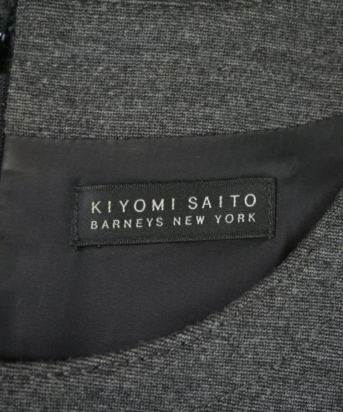 KIYOMI SAITO（キヨミサイトウ）ワンピース グレー サイズ:38(M位) レディース/2200705489119