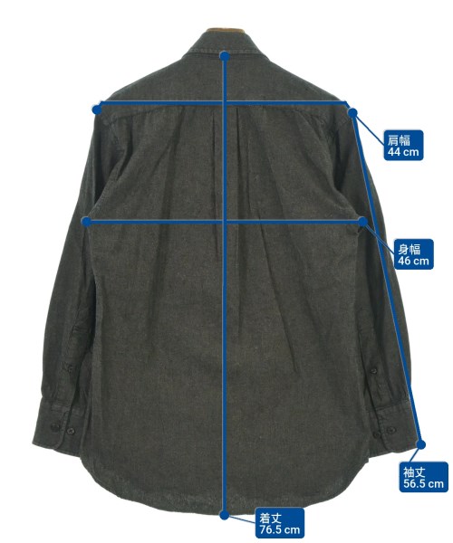 Yamane（ヤマネ）カジュアルシャツ グレー サイズ:M メンズ/2200629116290