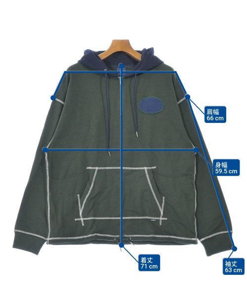 InterBreed（インターブリード）パーカー 緑 サイズ:L メンズ/2200643687103