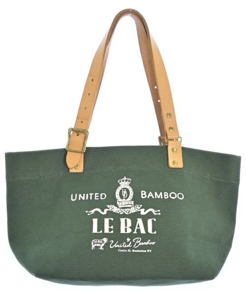 LE BAC by united bamboo(ルバックバイユナイテッドバンブー)トートバッグ 緑 サイズ:-/2200704353046