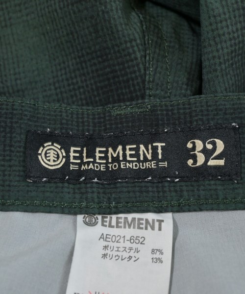 element（エレメント）ショートパンツ 緑 サイズ:32(L位) メンズ/2200679416036
