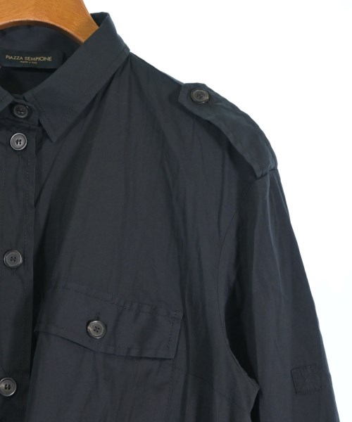 PIAZZA SEMPIONE（ピアッツァセンピオーネ）カジュアルシャツ 黒 サイズ:42(M位) レディース/2200667782204