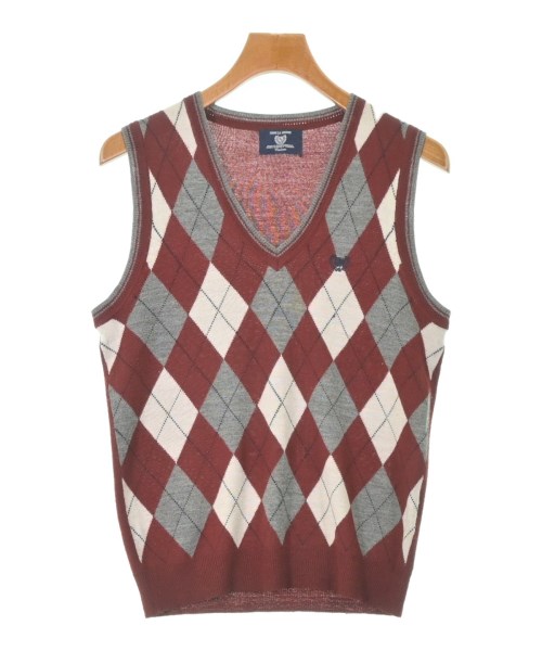 COMME CA COMMUNE(コムサコミューン)ベスト 赤 サイズ:M/2200664127046