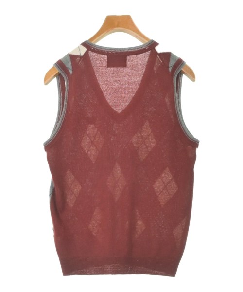 COMME CA COMMUNE（コムサコミューン）ベスト 赤 サイズ:M メンズ/2200664127046