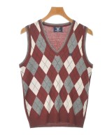 COMME CA COMMUNE（コムサコミューン）ベスト 赤 サイズ:M メンズ/2200664127046