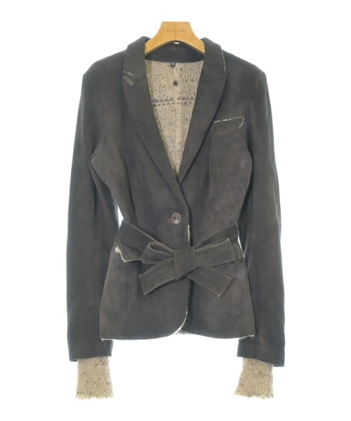 ISAAC SELLAM(アイザックセラム)カジュアルジャケット 茶 サイズ:36(XS位)/2200647350041