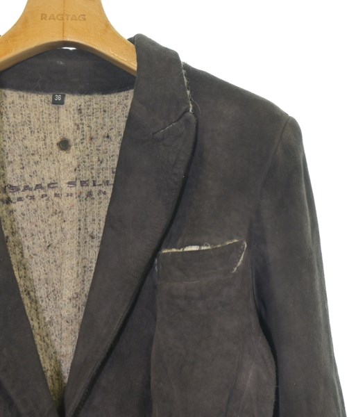 ISAAC SELLAM（アイザックセラム）カジュアルジャケット 茶 サイズ:36(XS位) レディース/2200647350041