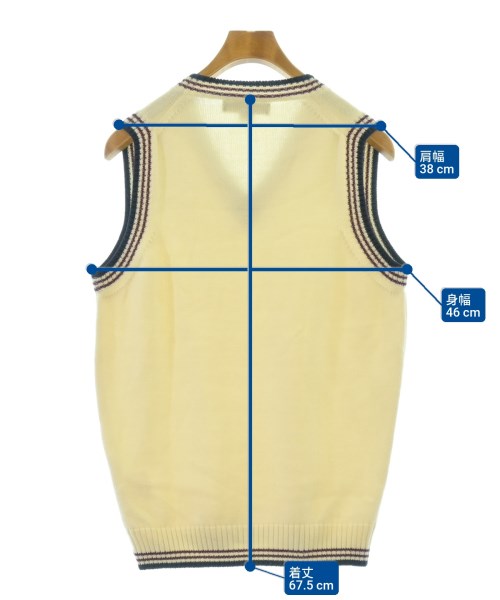 ALAN PAINE（アランペイン）ベスト 白 サイズ:38(M位) メンズ/2200625070039