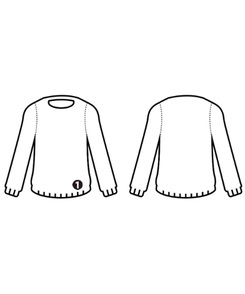 ALAN PAINE（アランペイン）ニット・セーター オレンジ サイズ:48(L位) メンズ/2200621782042