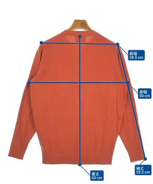 ALAN PAINE（アランペイン）ニット・セーター オレンジ サイズ:48(L位) メンズ/2200621782042