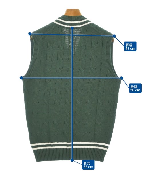 ALAN PAINE（アランペイン）ベスト 緑 サイズ:48(L位) メンズ/2200673324061